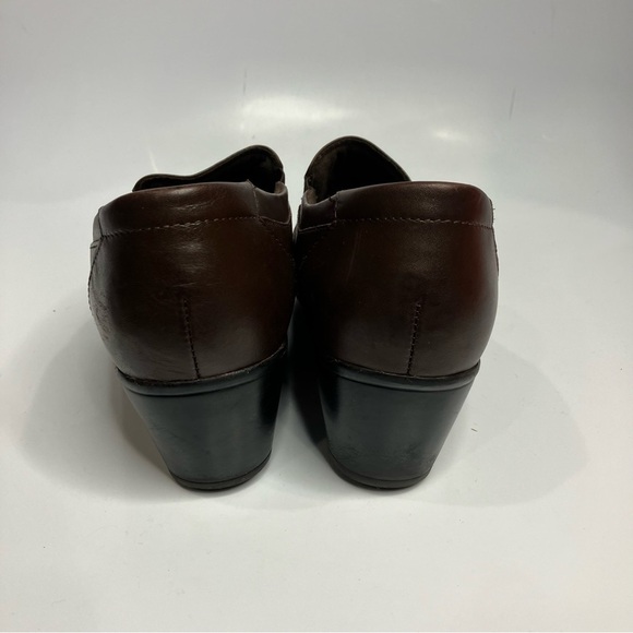 Clarks brown leather pumps comfort shoes‎ size 9.5 - Picture 4 of 7